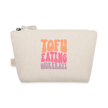 Funny Tofu Eating Wokerati Anti-Tory - Organic Pouch - nature - Front