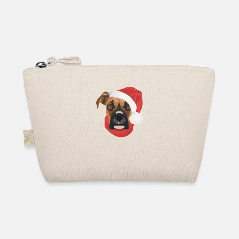 Boxer Merry Christmas - Organic Pouch - nature