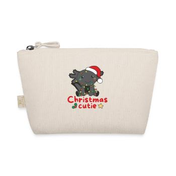 Axolotl Weihnachten Axolotls Christmas Cutie - Trousse biologique - nature - Devant