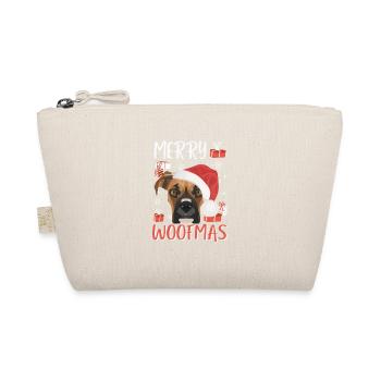 Boxer Joyeux Noël - Trousse biologique - nature - Devant