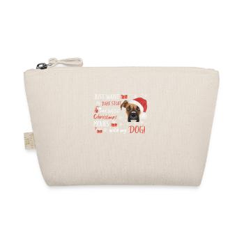 Boxer Joyeux Noël - Trousse biologique - nature - Devant