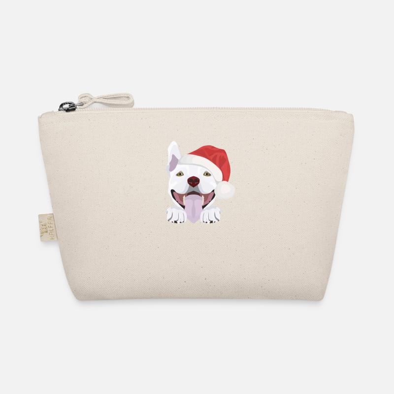 Bull Terrier Merry Christmas Organic Pouch