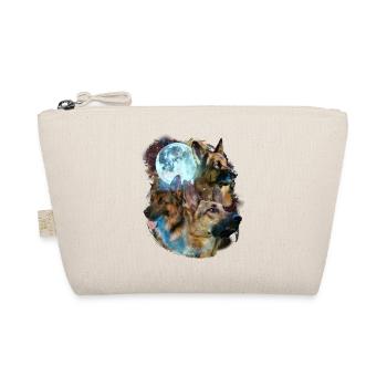 3 Lune Berger Allemand Chien Amoureux Cool Animal Pet - Trousse biologique - nature - Devant