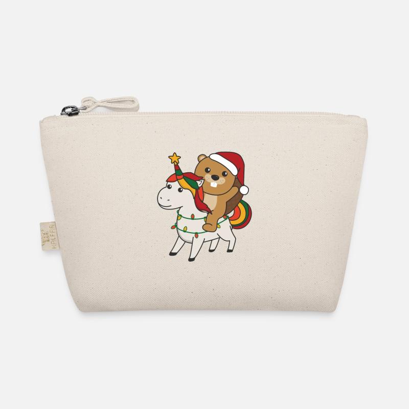 Licorne de Noël Castor Joyeux Noël Licorne Trousse biologique