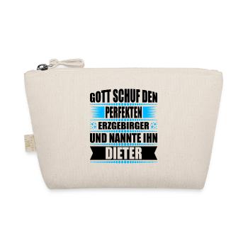 Erzgebirge Mann Namen Sachsen Dieter - Bio-Täschchen - Natur - Vorne