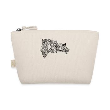 Dominican Republic Heart Flag Flag - Organic Pouch - nature - Front