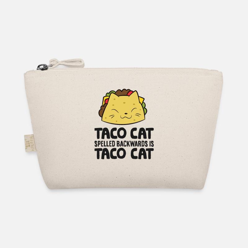 Taco Cat Spelled Backward Is Taco Cat Funny taco Organic Pouch