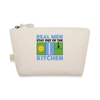 Pickleball Dad Father Real Men - Bio-Täschchen - Natur - Vorne