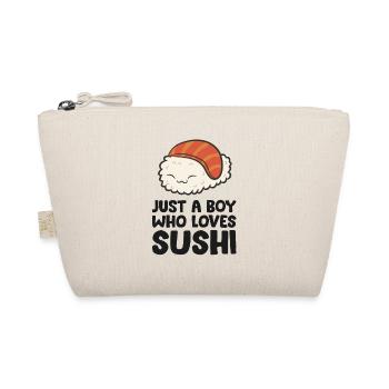 Japanisches Essen Kawaii Sushi Nur ein Junge, der - Bio-Täschchen - Natur - Vorne