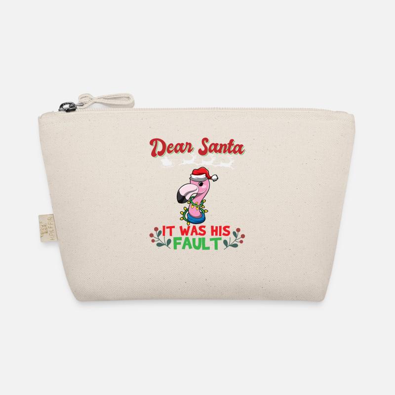 Dear Santa It Was His Fault Siblings Matching Xmas Bio-Täschchen