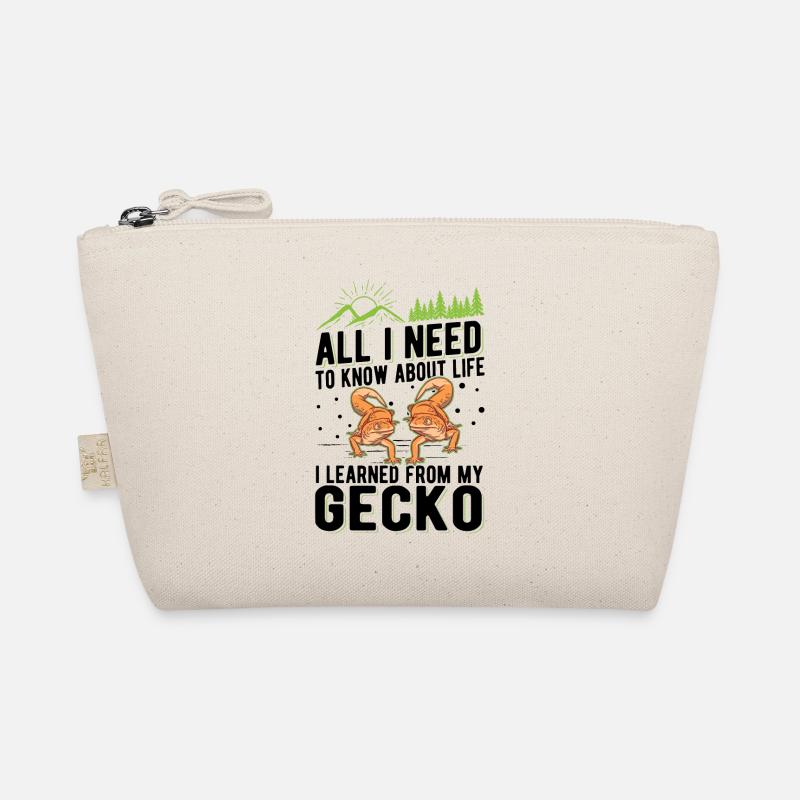 Gecko Geschenk Leopardgecko Bio-Täschchen