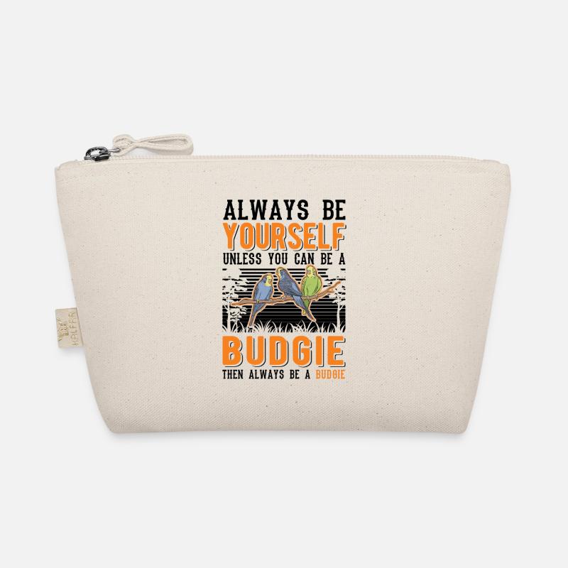 Always be Yourself Budgie Wellensittich Sittich Bio-Täschchen