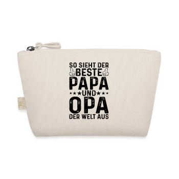 So Sieht Der Beste Papa Und Opa Der Welt Aus - Opa - Bio-Täschchen - Natur - Vorne