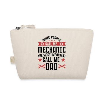 Some people call me mechanic dad gift car mechanic - Trousse biologique - nature - Devant