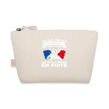 Un Électricien Au Courant Vaut Mieux Que Deux - Trousse biologique - nature - Devant
