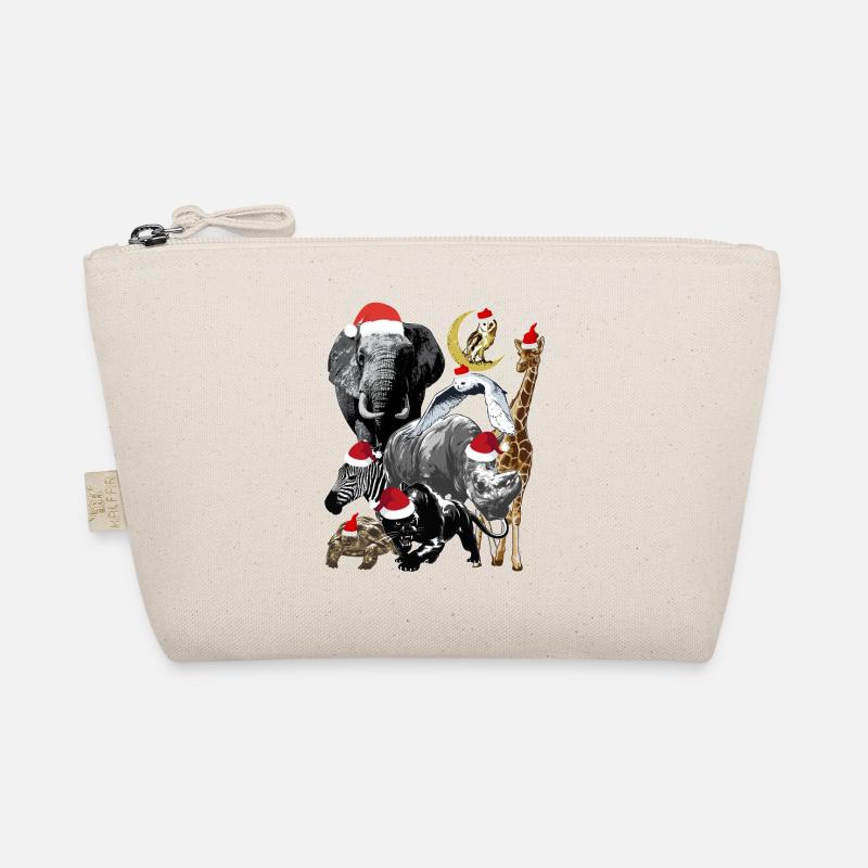 Jungle Animals - Christmas Theme Organic Pouch