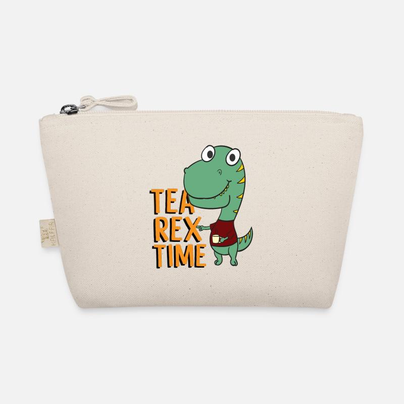Tea Rex Time Outfit Organic Pouch