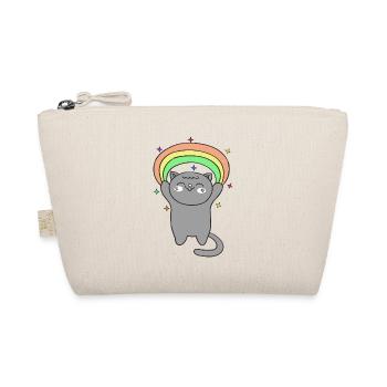 Chat mignon avec arc-en-ciel - Trousse biologique - nature - Devant