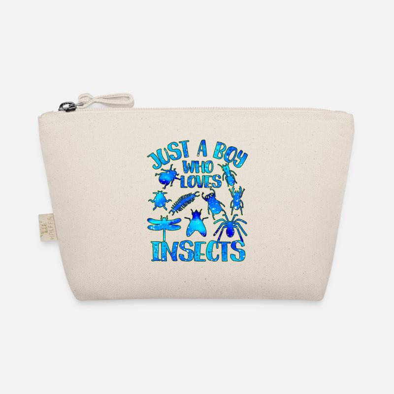 Nur ein Junge, der Insekten liebt Bio-Täschchen