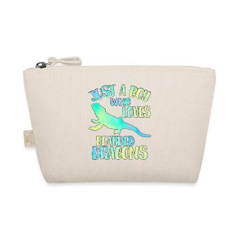 Just a boy who loves Bearded dragons - Organic Pouch - nature - Front