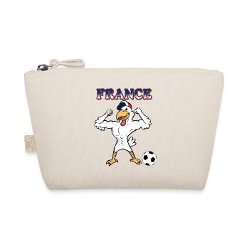 Coq Français Sports France avec Ballon de Football - Trousse biologique - nature - Devant