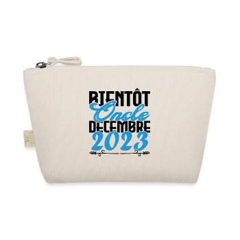 Annonce grossesse. bientôt Oncle Décembre 2023. - Trousse biologique - nature - Devant