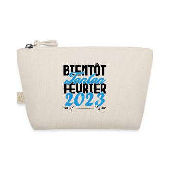 Annonce grossesse bientôt Tonton Février 2023 - Trousse biologique - nature - Devant