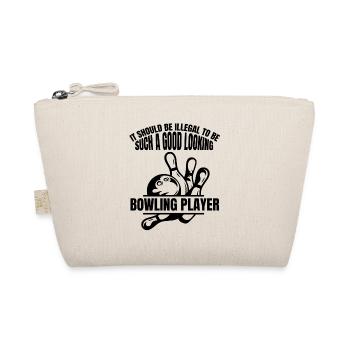 Bowling Kegel Gift Bowling Ball Bowler Bowling - Organic Pouch - nature - Front