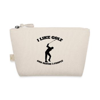 Golf Golf Club Golfer Citation Balle de Golf - Trousse biologique - nature - Devant