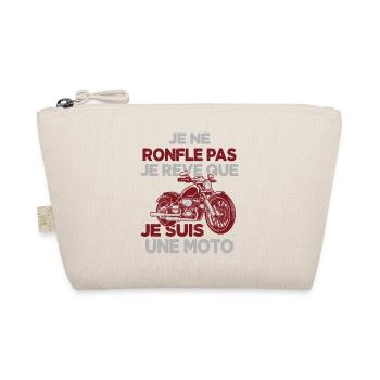 Je Ne Ronfle Pas Je Rêve Que Je Suis Une Moto - Trousse biologique - nature - Devant