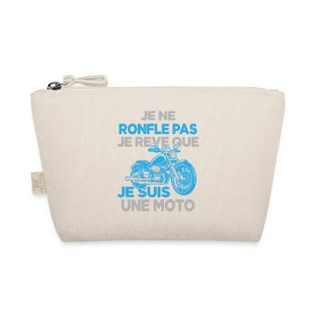Je Ne Ronfle Pas Je Rêve Que Je Suis Une Moto - Trousse biologique - nature - Devant