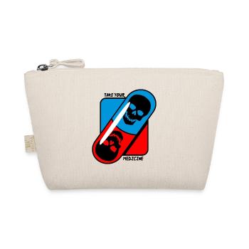 Take - your - medicine - skull - Organic Pouch - nature - Front