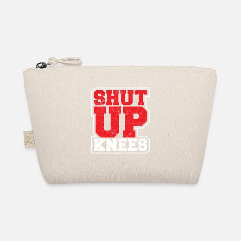 Funny Shut Up Knees Gym Workout Running Training L Bio-Täschchen