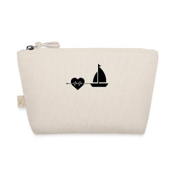 Sailing heartbeat - Organic Pouch - nature - Front