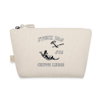 J'Peux Pas J'ai Chute Libre Cadeau Parachutiste - Trousse biologique - nature - Devant