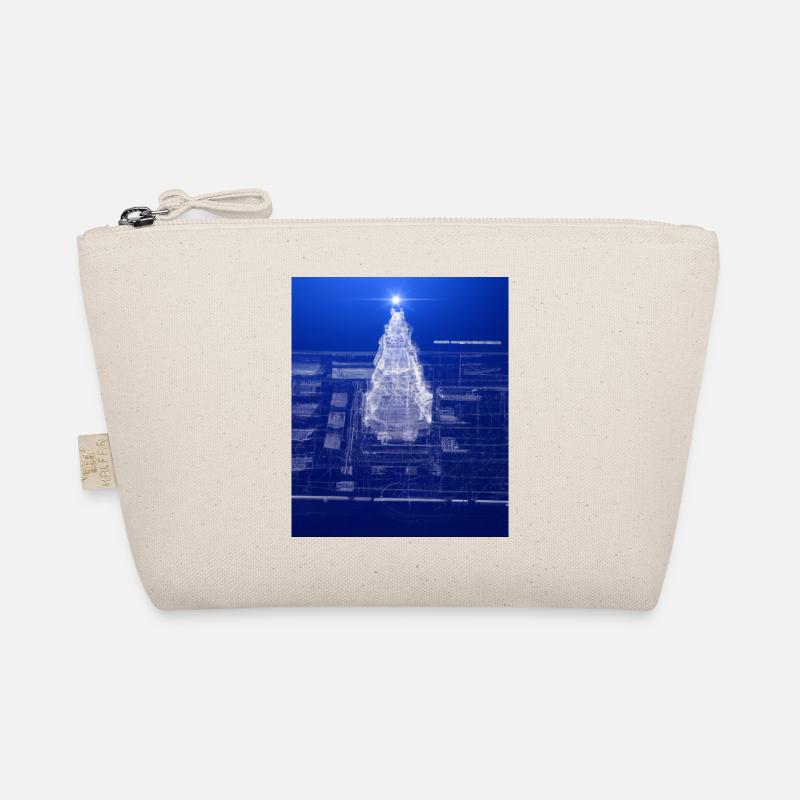 Weihnachten Weihnachtsbaum Schematic Blaupause Bio-Täschchen