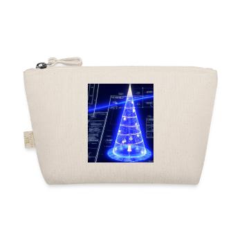 Weihnachten Weihnachtsbaum Schematic Blaupause - Bio-Täschchen - Natur - Vorne