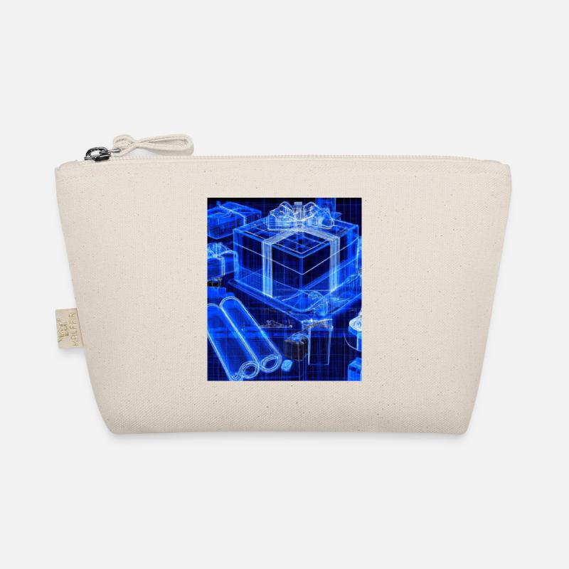 Christmas Christmas Tree Schematic Blueprint Organic Pouch