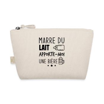 Marre du lait apporte moi une bière - Trousse biologique - nature - Devant