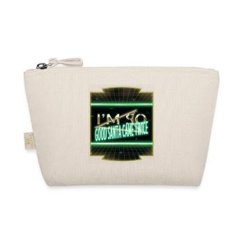jokes present bedroom funny quote beard happy - Organic Pouch - nature - Front