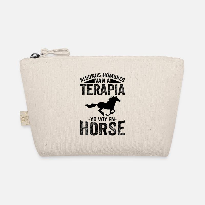 Algonus Men's Therapy Ich Gehe Reiten Bio-Täschchen