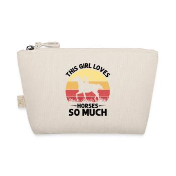 Cette fille aime tellement les chevaux la culture occidentale - Trousse biologique - nature - Devant