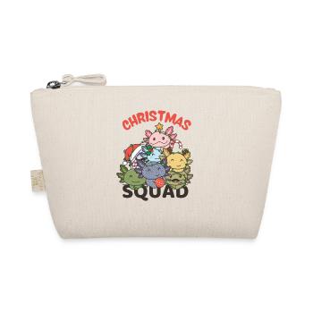 Axolotl Weihnachtsbaum Christmas Squad Axolotls - Bio-Täschchen - Natur - Vorne