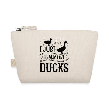 Duck family Rubber ducks Bathing duck Duck - Organic Pouch - nature - Front