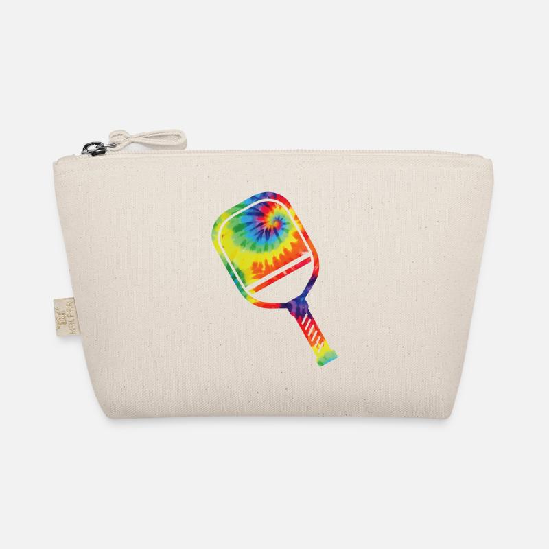Pickleball Paddle Tie Dye Retro Organic Pouch