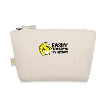 Easily Distracted By Geckos Leopard Gecko Crested - Organic Pouch - nature - Front