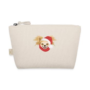 Chihuahua Joyeux Noël - Trousse biologique - nature - Devant
