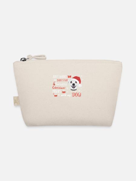 Chihuahua Merry Christmas - Organic Pouch - nature - Front