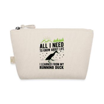 Indian Running Duck Running Duck - Organic Pouch - nature - Front