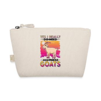 Goats Gift Goat Host Goat - Organic Pouch - nature - Front